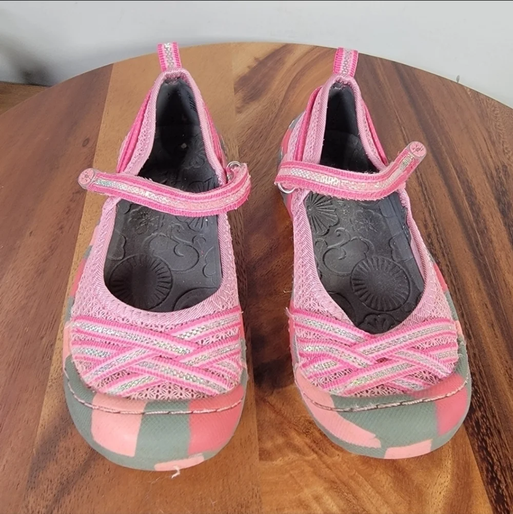 Jambu KD Fia Girl's Outdoor Mary Jane Shoes Sandals Size 12 Pink Water Resistant
